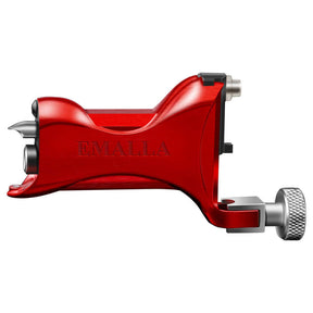 EMALLA MASCOT Rotary Tattoo Machine Red from front view